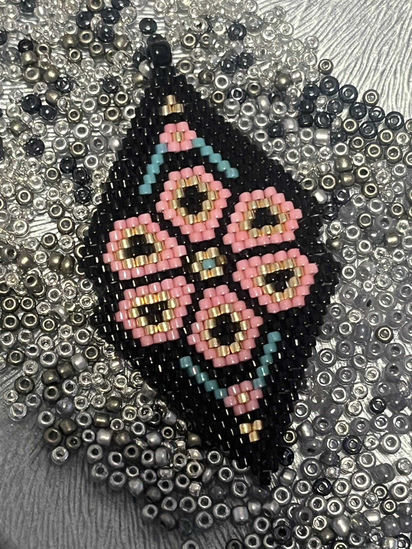 Pink Daisy Pendant