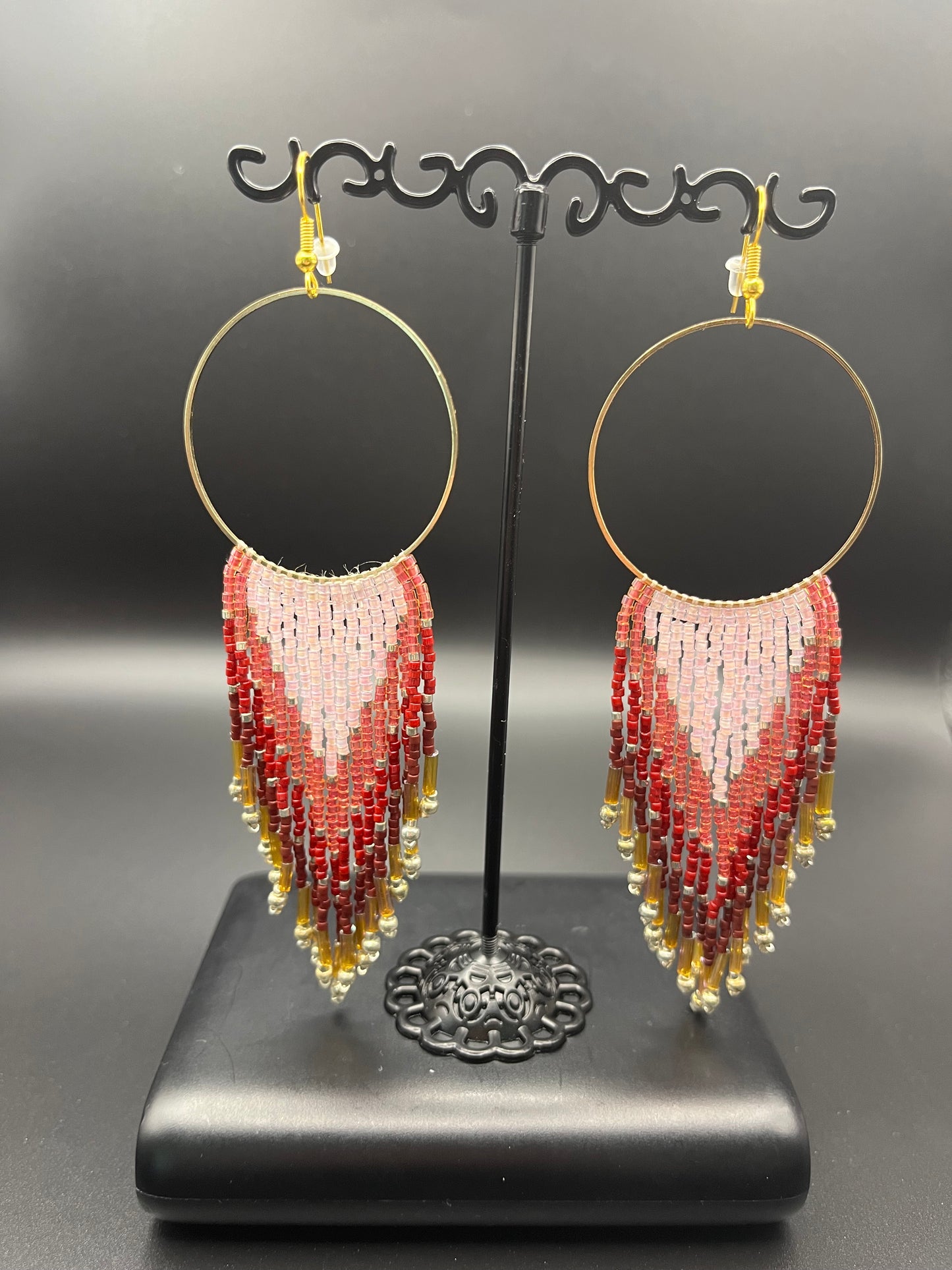 Caribbean Dreams Hoop Fringe Earring