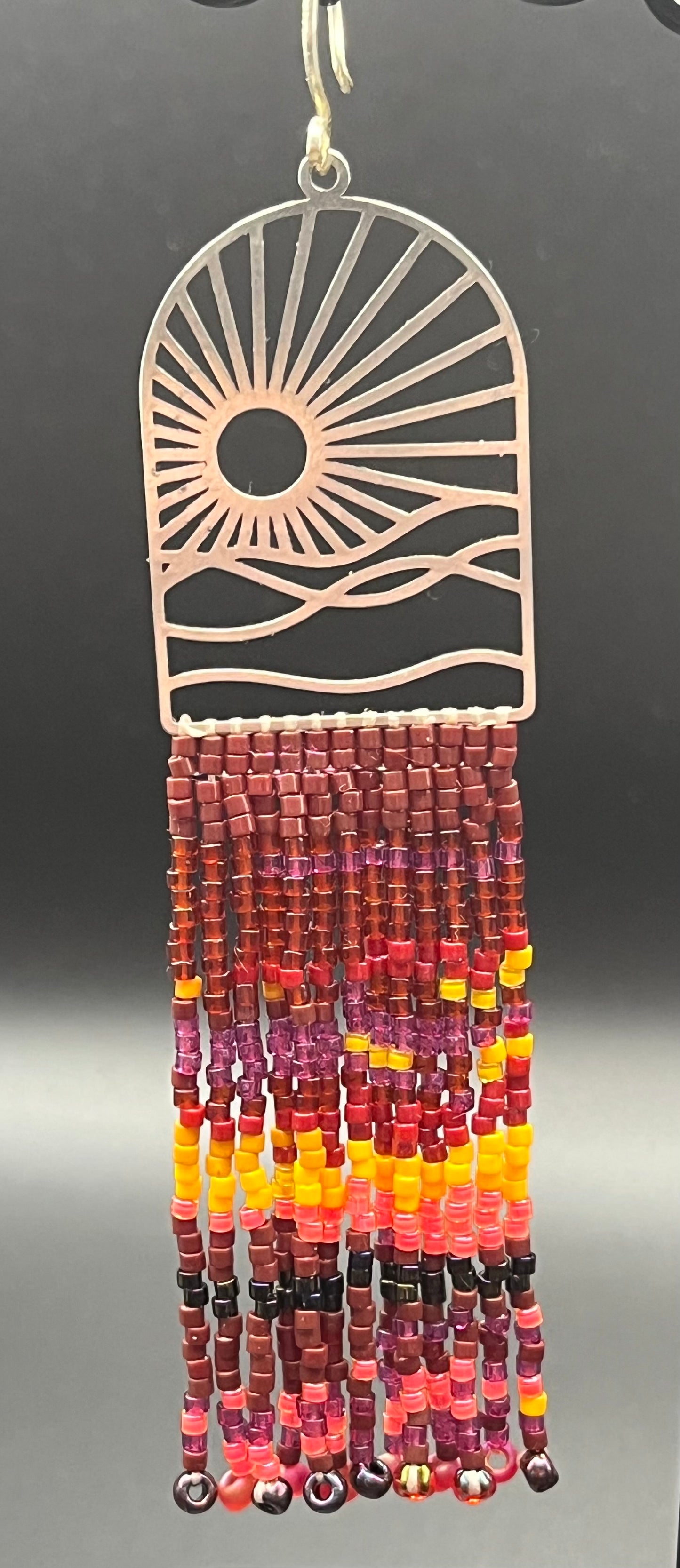 Summer Sunsets Fringe Earring