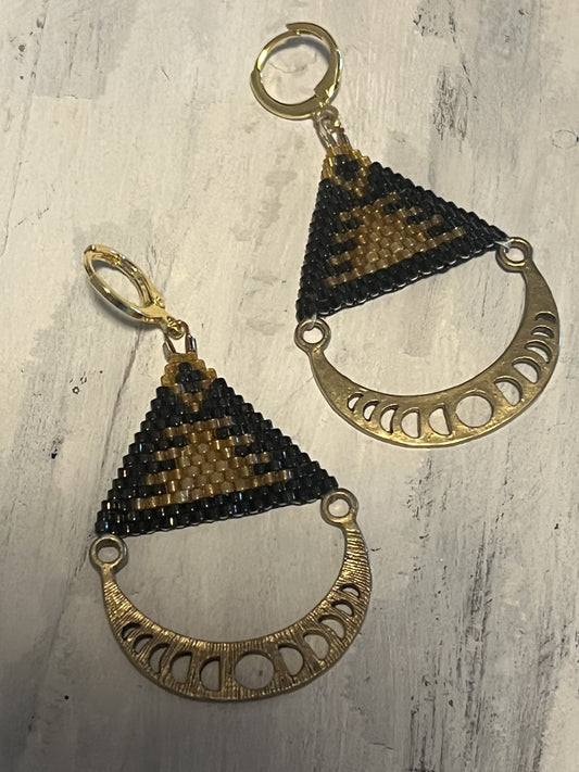 Egyptian Gold Earrings