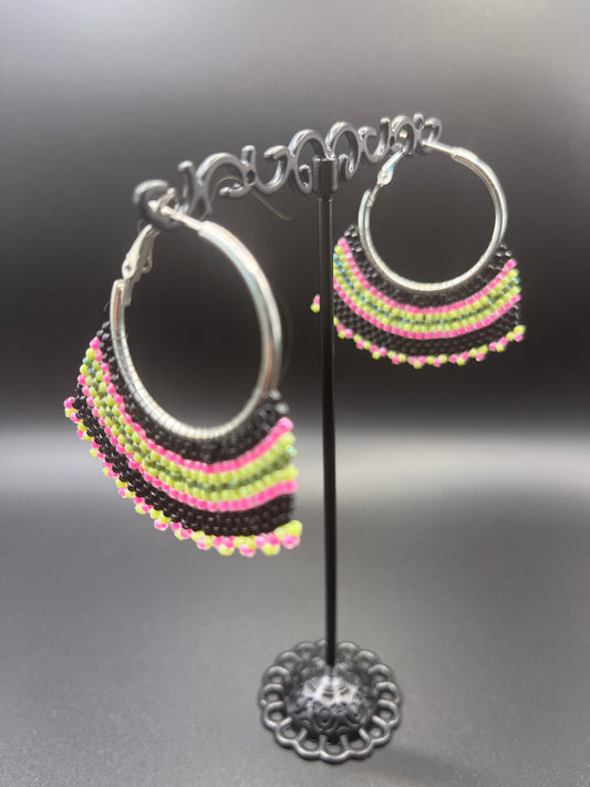 Neon Dreams Hoop Earrings