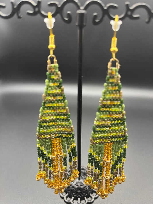 Forest Fantasy Fringe Earrings