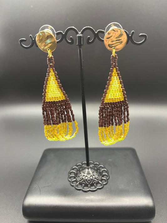 Fireside Glow Chandelier Earrings