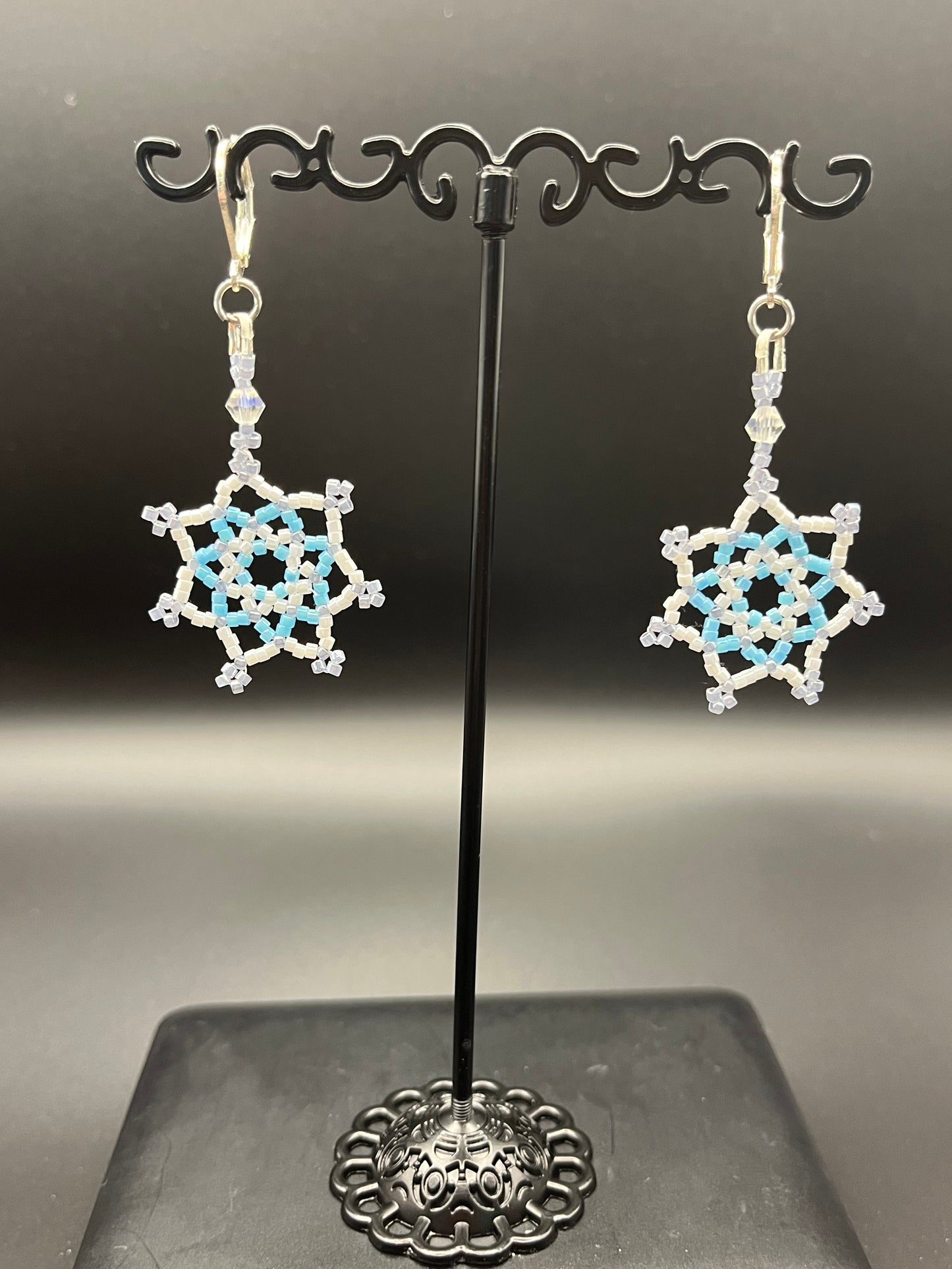 Snowflake on the Window Earring