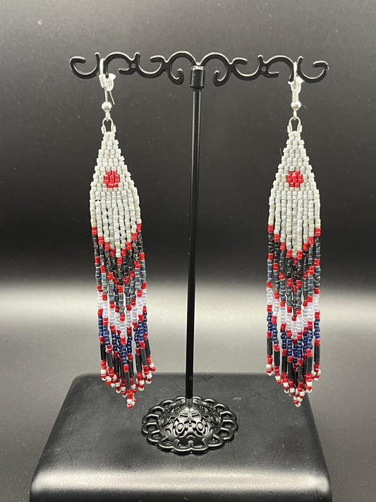 Setting Sun Fringe Earring